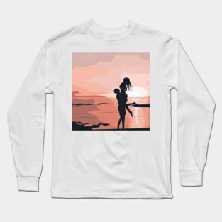 Sunset on the beach Long Sleeve T-Shirt